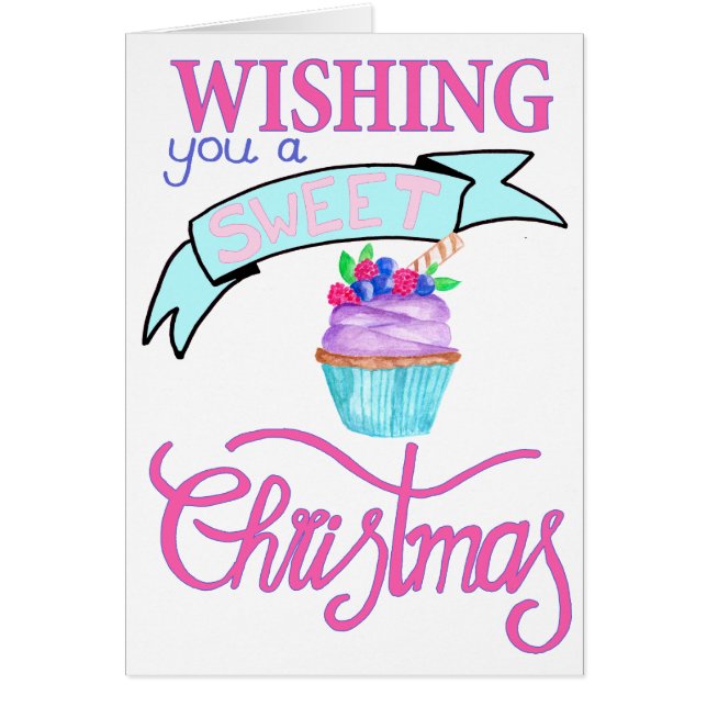 Deseándote Navidades muy dulces (Frente)