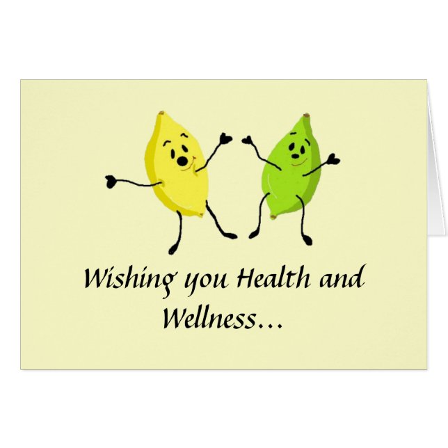 Deseándote Salud y Bienestar (Anverso (Horizontal))