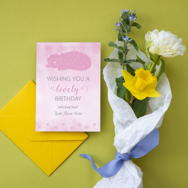 Deseándote un Cumpleaños Precioso Tarjeta de Felic (Subido por el creador)