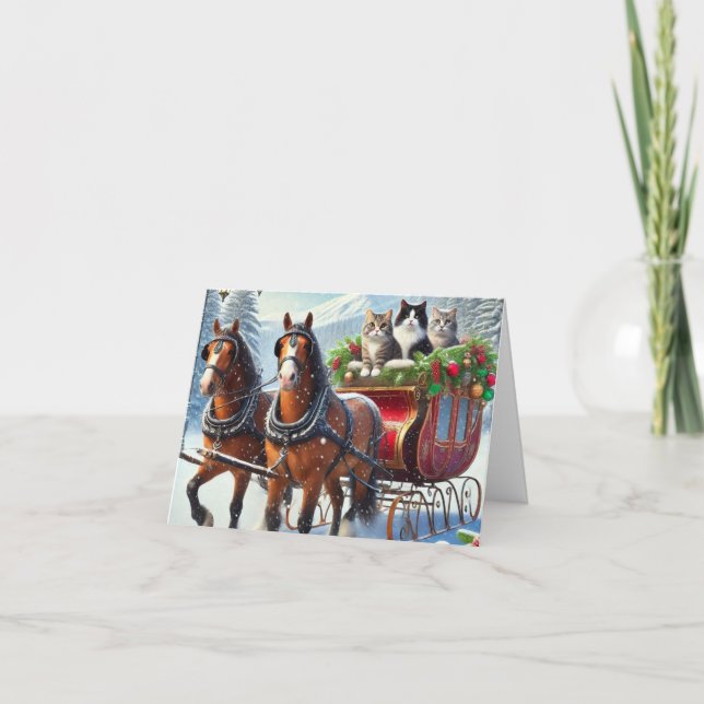 Deseándote un Navidad de Meowy (Anverso)