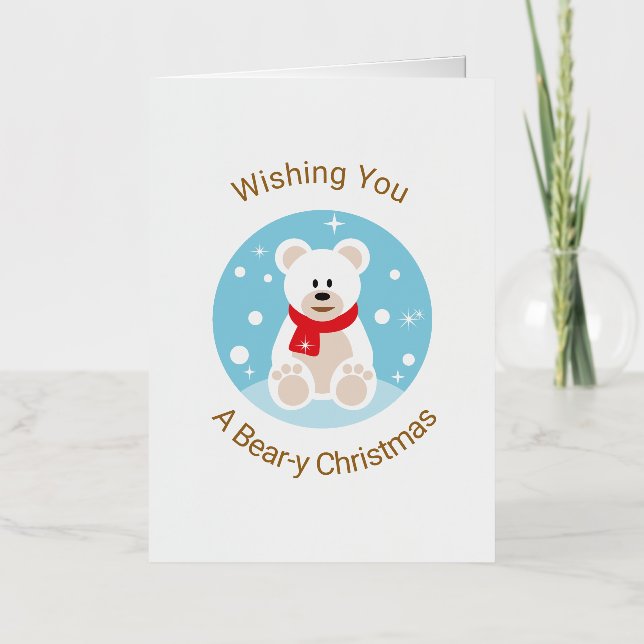 Deseándote Un Navidad De Oso (Anverso)
