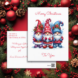 Deseándote un Navidad festivo | Gnomes de vacacion