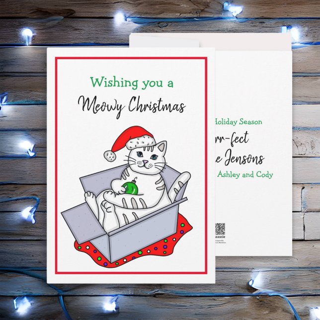 Deseándote un Navidad mísero | Pun de gato de vaca (Subido por el creador)