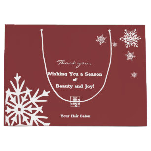 Deseándote una bolsa de papel de belleza y alegría