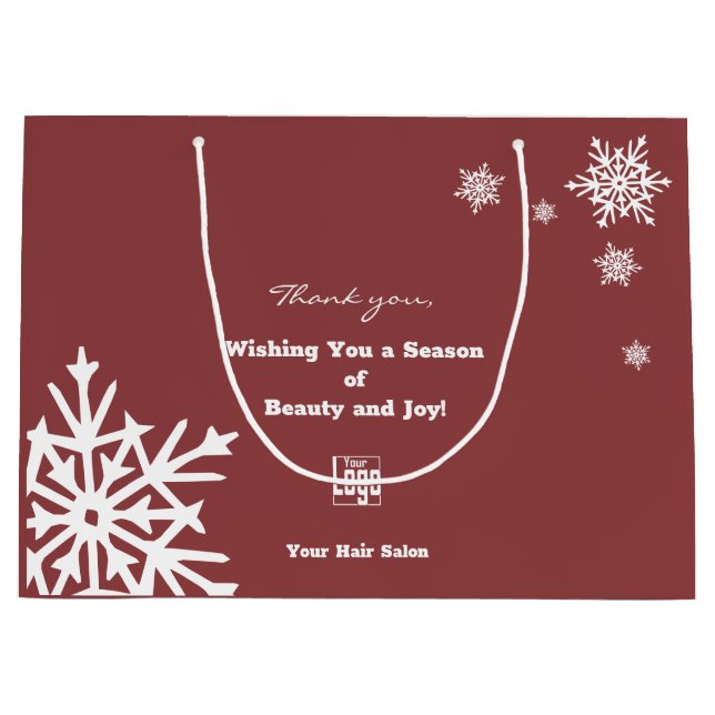 Deseándote una bolsa de papel de belleza y alegría (Anverso)