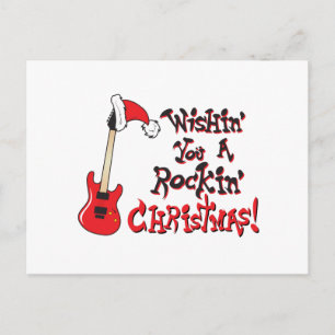 Deseándote una invitación a guitarra de Navidades 