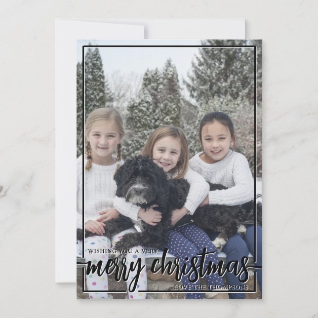 Deseándote una muy Feliz Navidad Vertical Photo (Anverso)