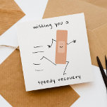 Deseándote Una Recuperación Rápida Que Te Mejore P<br><div class="desc">Esta tarjeta divertida es la manera perfecta de desear a alguien especial una pronta recuperación. El diseño presenta una tipografía divertida y rápida tipografía, que es fácil de personalizar. La parte posterior de la tarjeta está en blanco para que escriba a mano un mensaje personal o puede agregar más texto...</div>