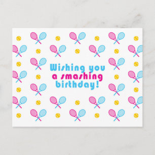 Deseándote una tarjeta postal de cumpleaños que te