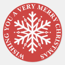 Deseándote unas pegatinas navideñas muy moras azul