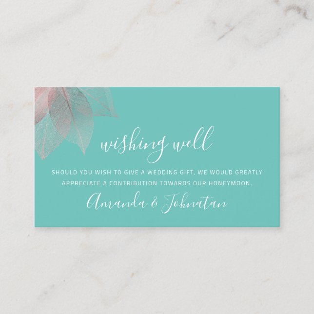 Desear Bien Para El Rosa De Invitación De Boda (Anverso)