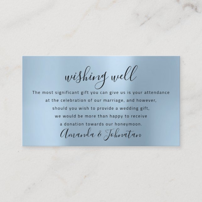 Desear Bien Por La Invitación De Boda Regalo De Lu (Anverso)