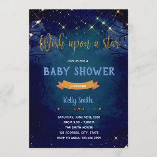 Desear una invitación de fiesta estrella