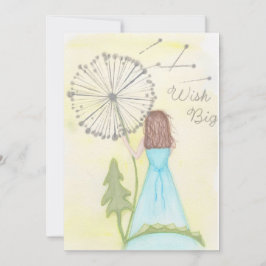 Desear una tarjeta de notas de Dandelion