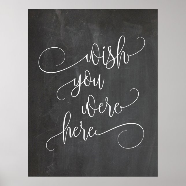 desearíamos que estuvieras aquí señal de tabla con (Frente)