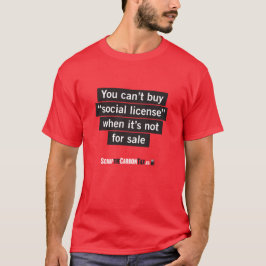 Deseche la camiseta del impuesto del carbono
