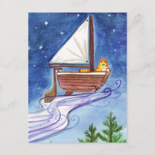 Desembarcadero volador #1 postal