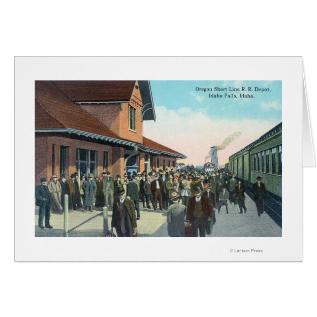 Desembarque de pasajeros de trenes (Anverso (Horizontal))