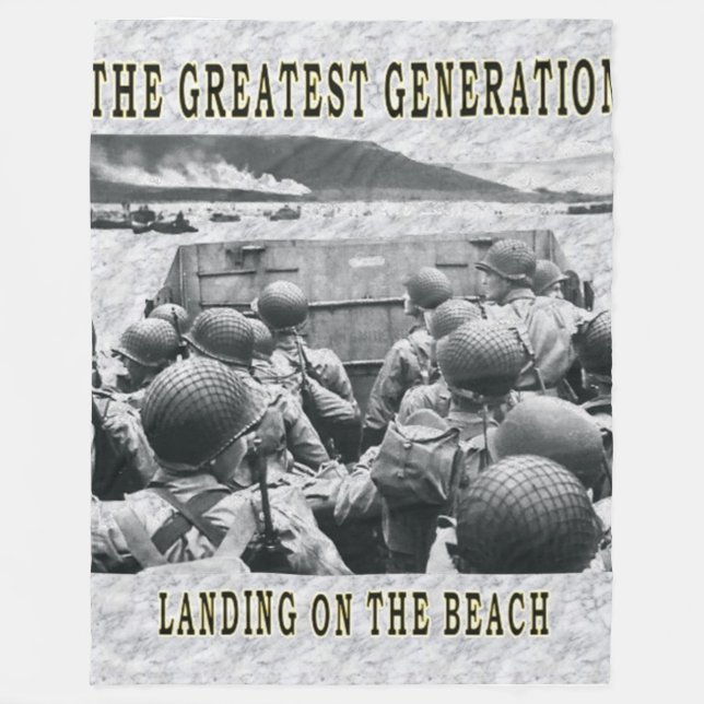 DESEMBARQUE EN LAS Mantas DE Fleece BEACH (Anverso)