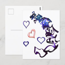 Desencadenar mi postal cardíaca