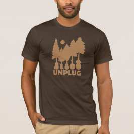 Desenchufe - la camiseta del bosque del Bluegrass