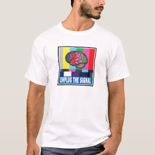 "Desenchufe la versión orgánica 2 de la camiseta