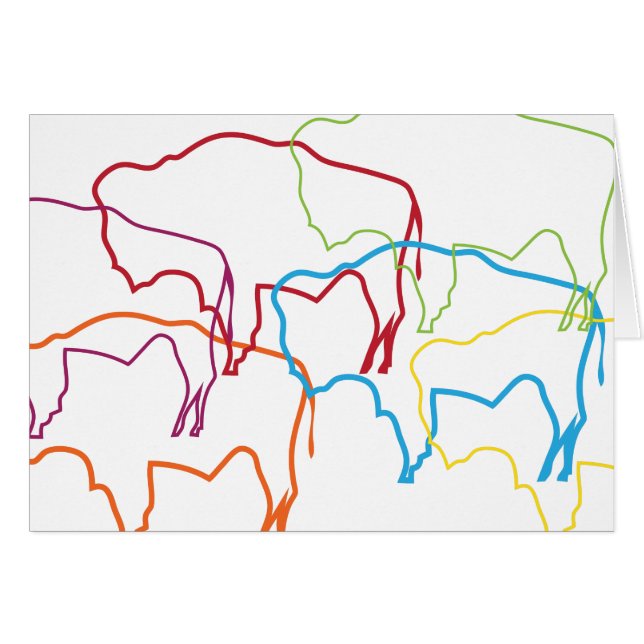 desenfoque del orgullo de bison wyoming (Anverso (Horizontal))