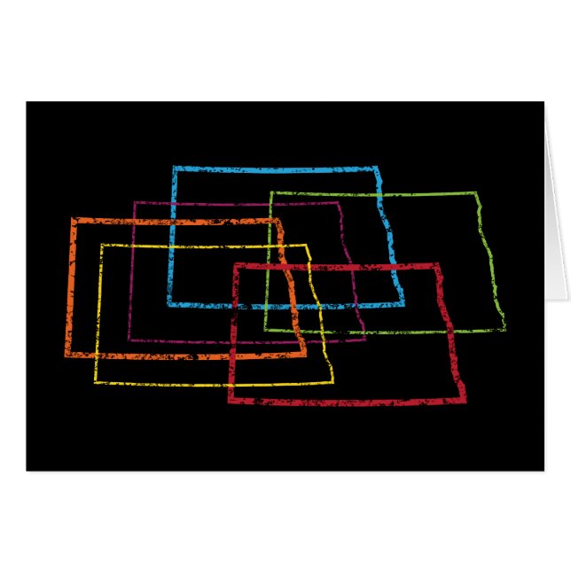 desenfoque del orgullo de dakota del norte (Anverso (Horizontal))