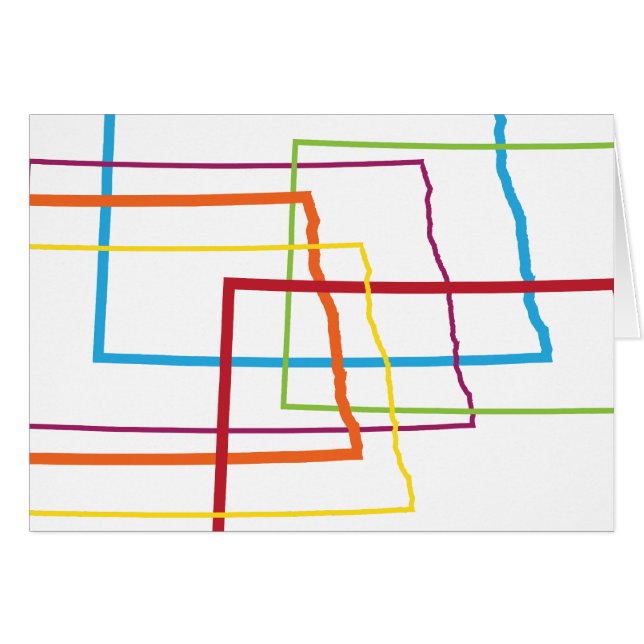 desenfoque del orgullo de dakota del norte (Anverso (Horizontal))