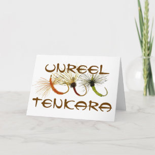 Desenrolle la tarjeta de felicitaciones de Tenkara