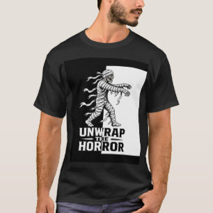 Desenvuelve la camiseta de Halloween de la momia d