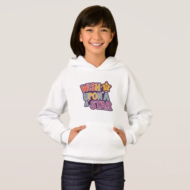 Deseo a un niño estrella Hoodie (Anverso completo)