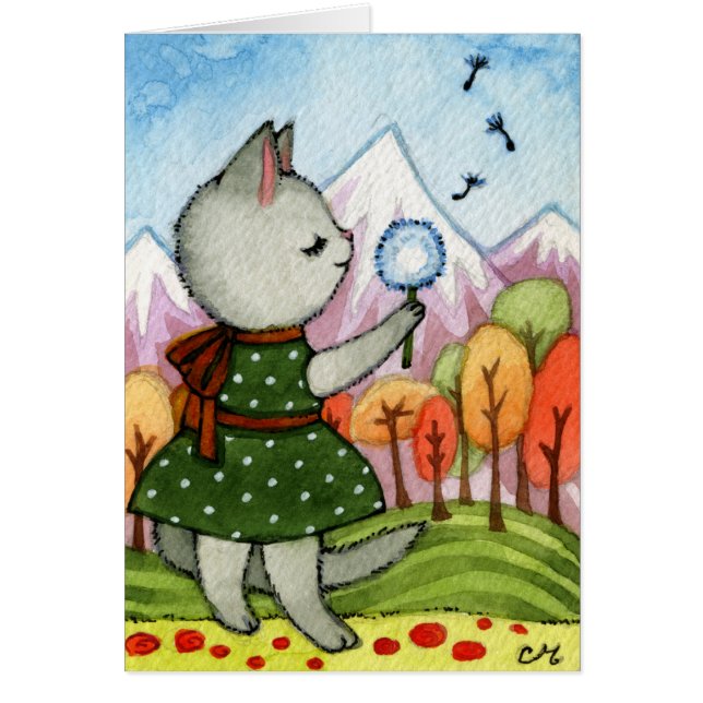 Deseo - arte caprichoso del gato (Frente)