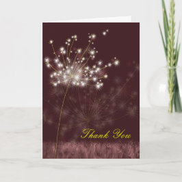 Deseo de Dientes de León de Boda Agradecimiento