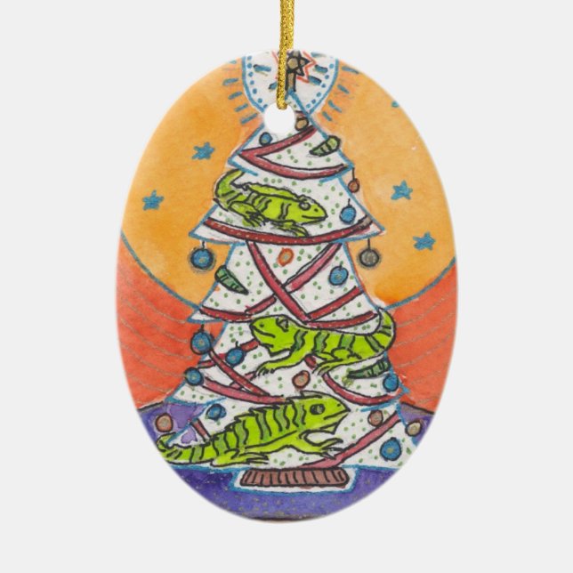 Deseo de la iguana usted un ornamento de las (Frente)