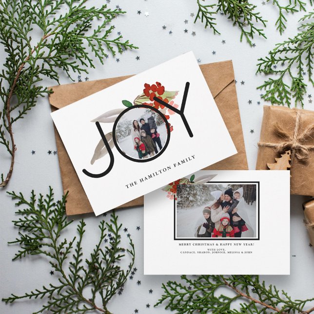 Deseo de Navidad alegre con 2 fotos único (Subido por el creador)