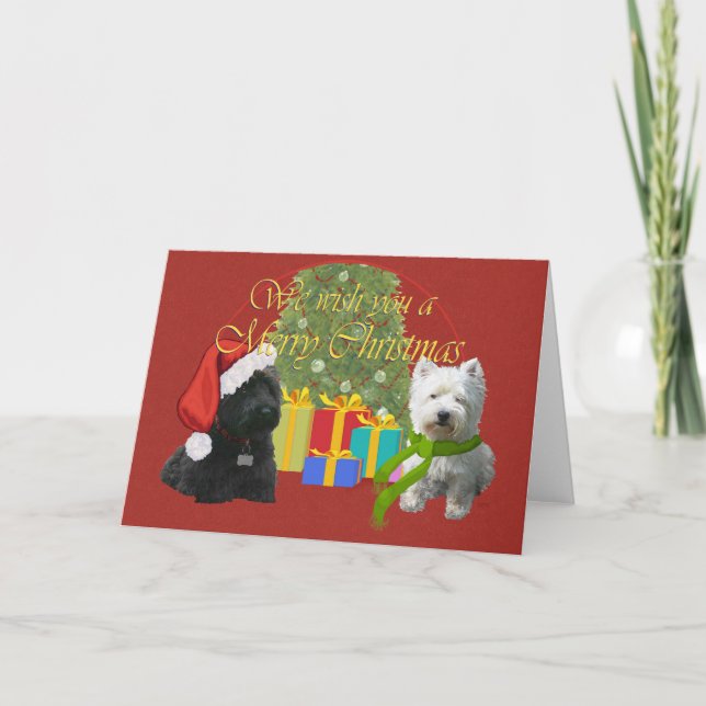 Deseo de Navidad de Scottie y Westie (Anverso)