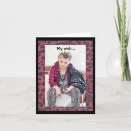 Deseo de vacaciones para la futura tarjeta de feli