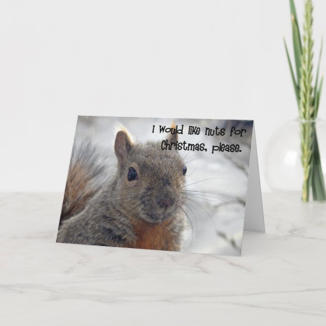 deseo del navidad de la ardilla (Anverso)