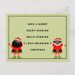 Deseo divertido de Navidad Tarjeta de vacaciones