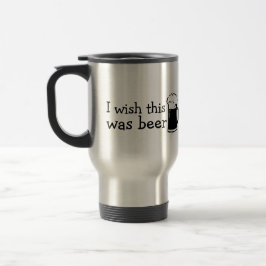 Deseo que ésta fuera taza del viaje de la cerveza