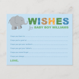 Deseos azules coloridos para los animales de la ju