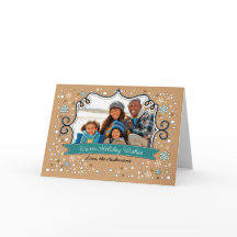 Deseos Cálidos De Vacaciones. Tarjetas de fotos de