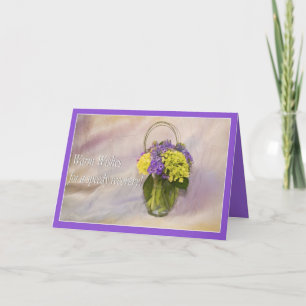 Deseos Cálidos En Su Tarjeta De Saludo De Recupera