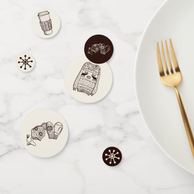 Deseos Cálidos Holiday Essentials Mesa Confetti (Grupo)