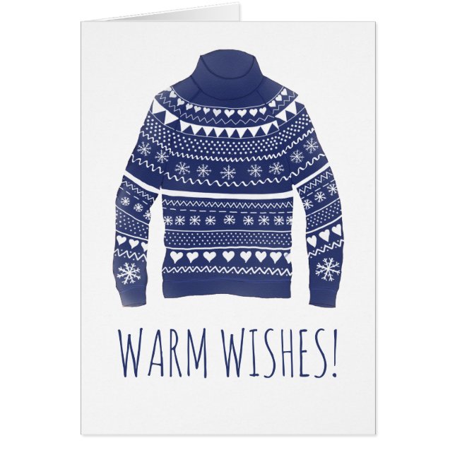 Deseos cálidos Navidades Sweater (Frente)