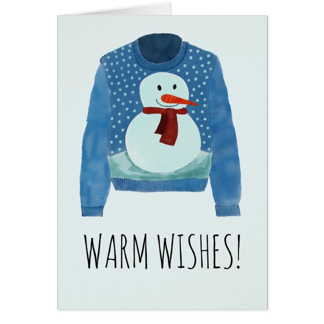 Deseos cálidos Navidades Sweater (Frente)