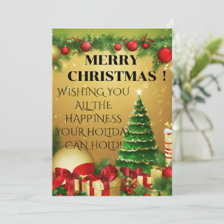 "¡Deseos cálidos para un Navidad alegre!"