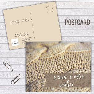 Deseos Cálidos Realtor Felices Fiestas Postales