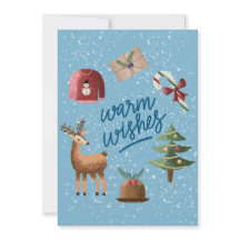 Deseos Cálidos y Lindos para Navidad Invernal